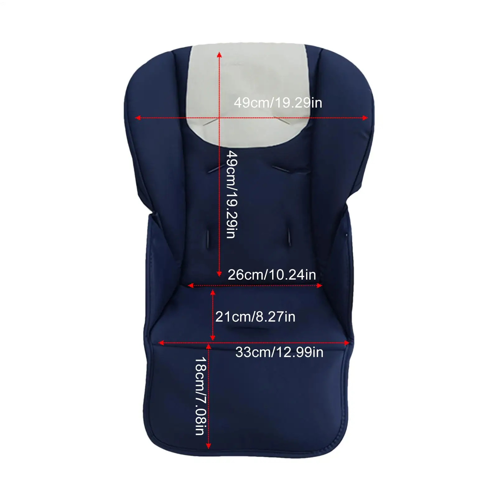 غطاء كرسي مرتفع مقاوم للماء ملحقات تناول الطعام للأطفال من جلد البولي يوريثان وسادة مبطنة لمقعد الطعام للأولاد والبنات والأبناء والبنات #6