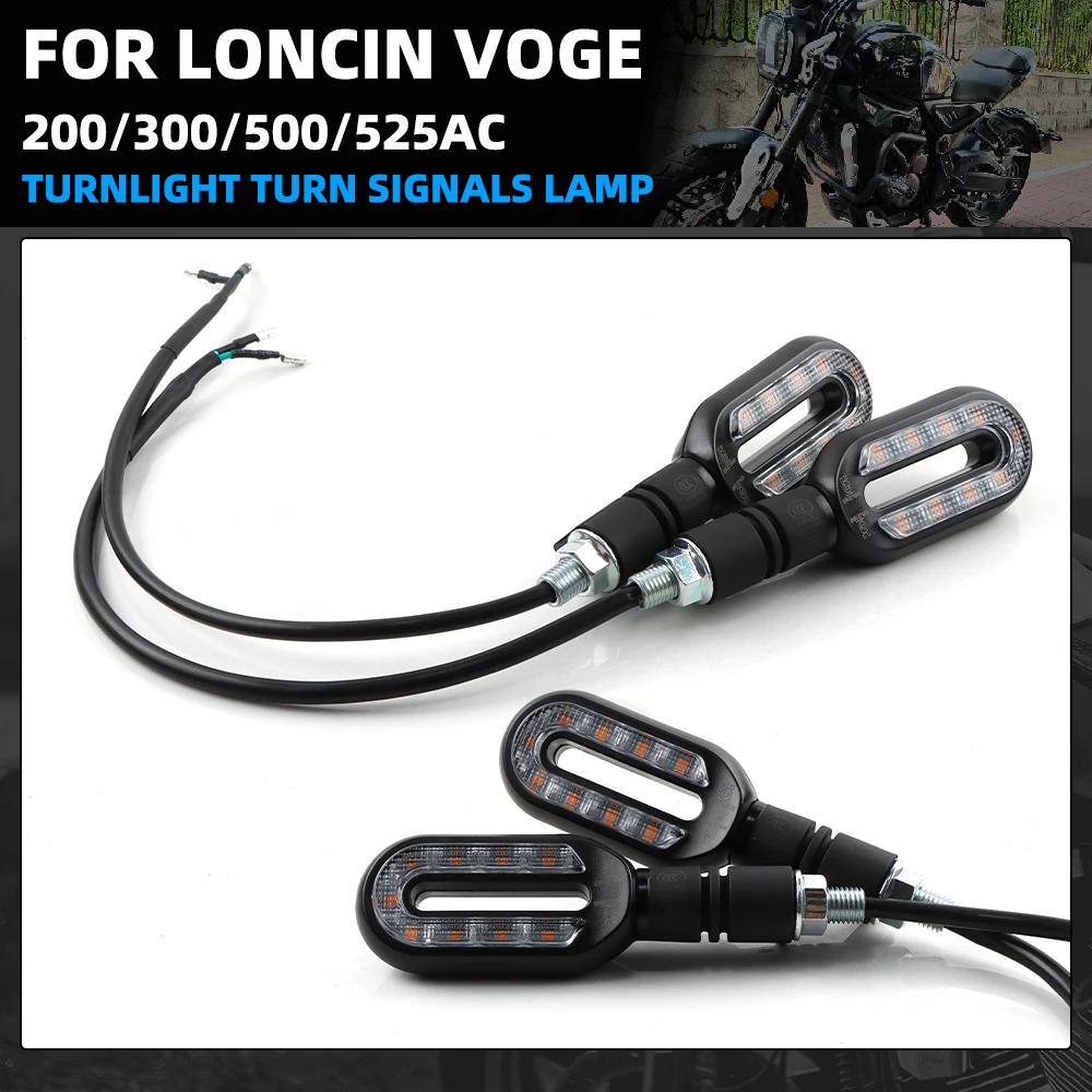 Motorcycle Front Right Turn Light Turn Signals Lamp for VOGE 300AC 200AC 500AC 525AC LX300-6C