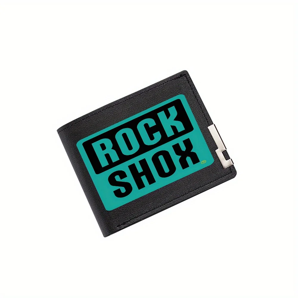 

Дизайн логотипа бренда ROCK SHOX, мужской кошелек с принтом, простой современный стильный деловой кошелек для отца, бойфренда, рождественский любовник G