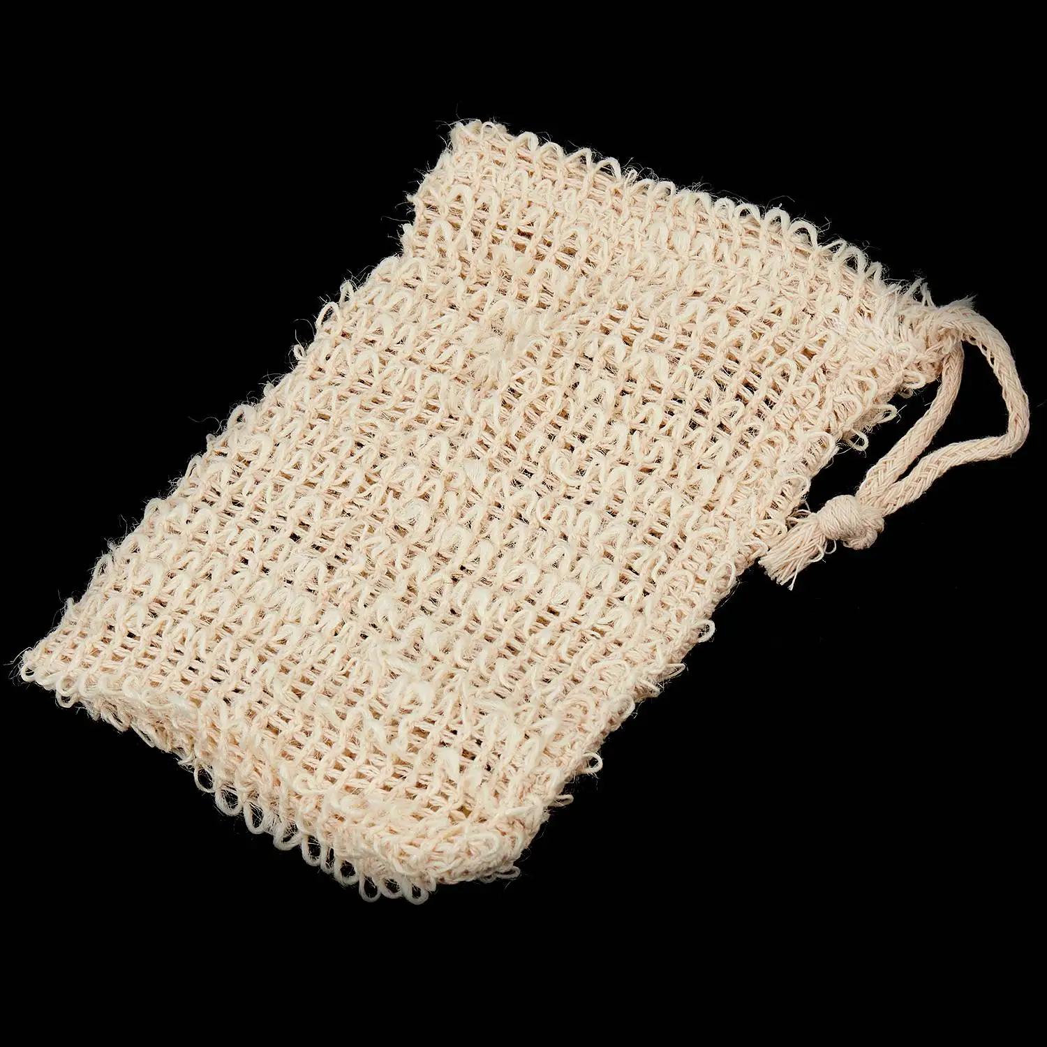 Shower Bath Sisal Soap Bag Natural Sisal Soap Bag Exfoliating Soap Saver Pouch Holder 50Pcs