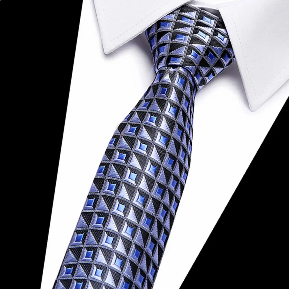 Luxury Men Formal Business Tie Tie Designer Wedding Dot Striped Silk Wedding Tie Men Necktie High Quality Gentleman Neck Tie