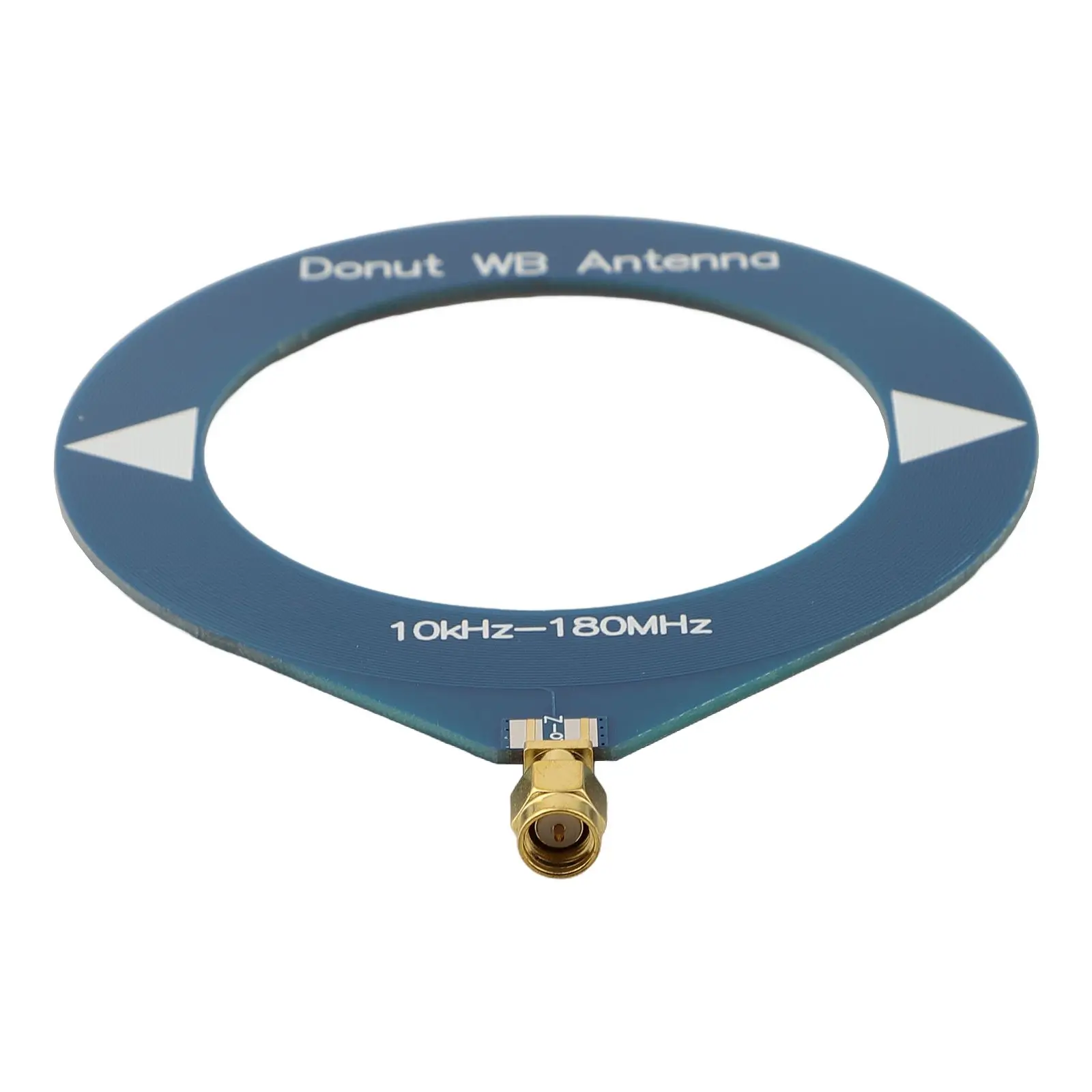 Robust Small Ring Antenna Featuring SMA Interface Optimized for Directional Signal Reception from 9 9KHz 181MHz