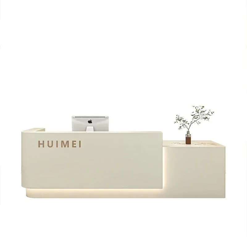 

reception counter cosmetics chest of drawers changing small desk reception for the beauty salon Network storage desk home