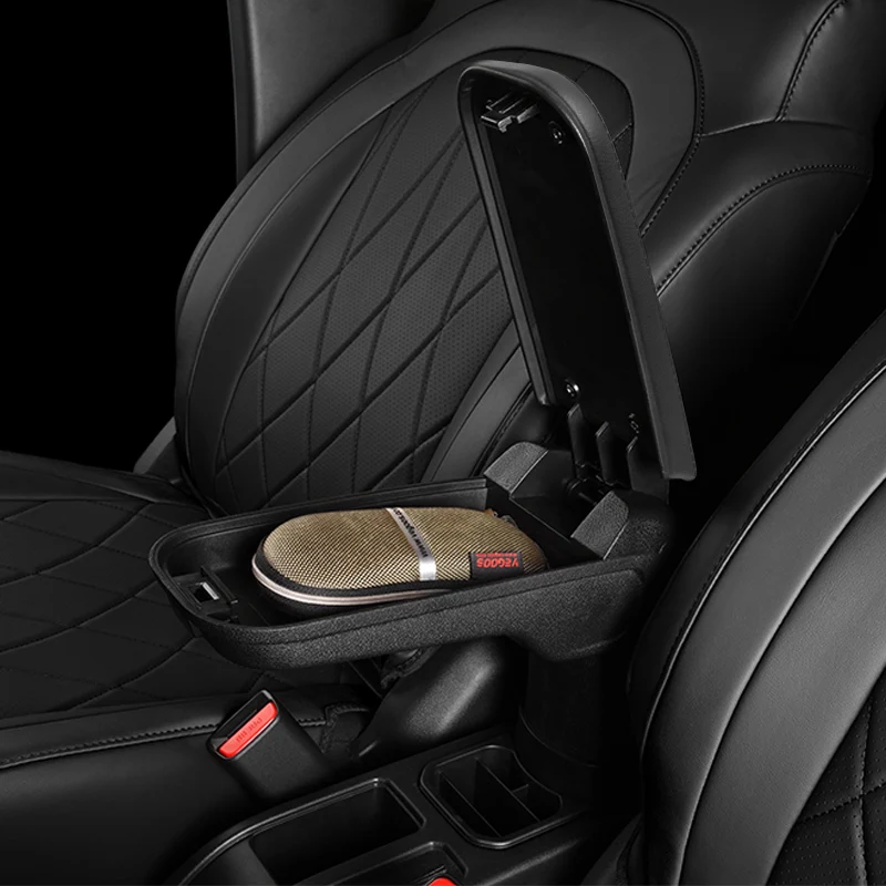 Car Armrest Storage Box Center Console Elbow Rest with USB Port Cup Holder Car-Styling Modification For Suzuki Jimny JB64 JB74