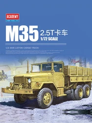 Academy Assembling Model Kit 13410 US M35 2.5 Ton Cargo Truck 1/72