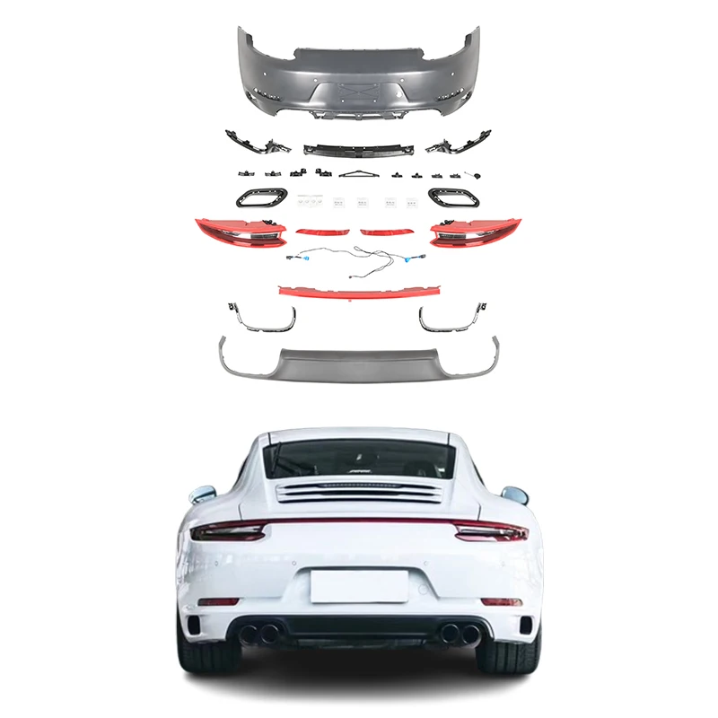 High-end Body Kit Customization2012-2019 Car Body Kit With Rear Bumper Upgrade And Taillights New Condition Fog Light Cut-Outs S