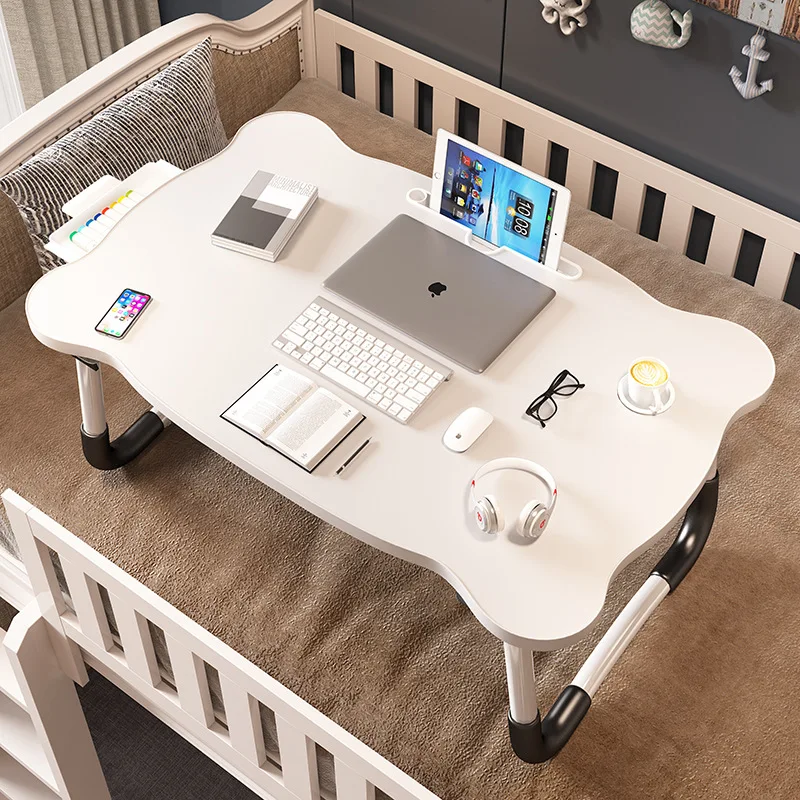 Aoliviya Bed Laptop Desk Folding Desk Small Desk Writing Lazy Student Dormitory Bedroom Upper Bunk Learning