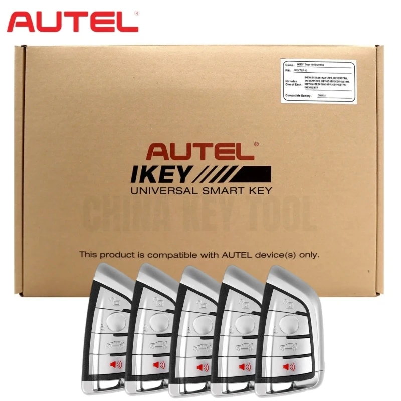 5PCS Autel IKEYBW004AL Universal Smart Key 4 Buttons For BMW Global version