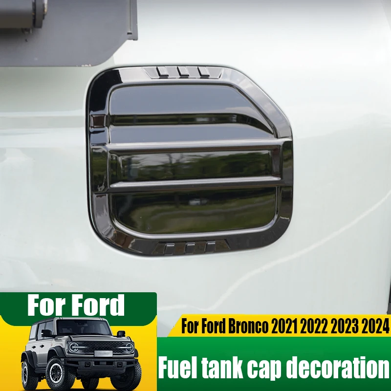 

Modified fuel tank cap decoration car exterior decoration products ABS material For Ford Bronco 2021 2022 2023 2024