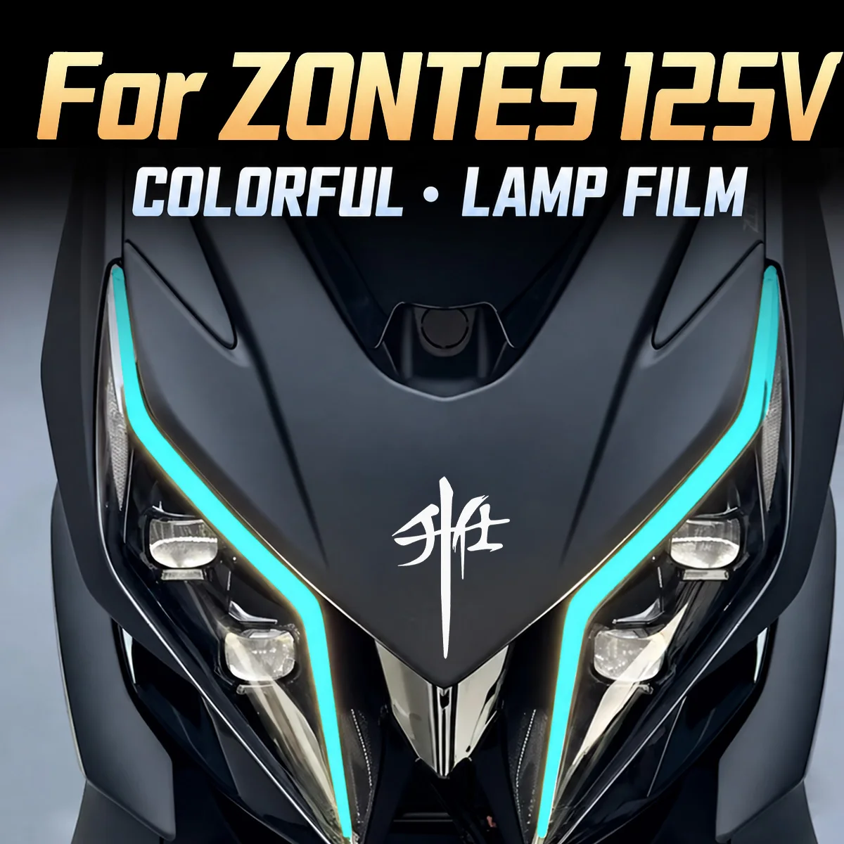For Zontes 125V 125 V Motorcycle Headlight Decor Film Transparent Stickers Waterproof Protective Decorative Accessories Decals