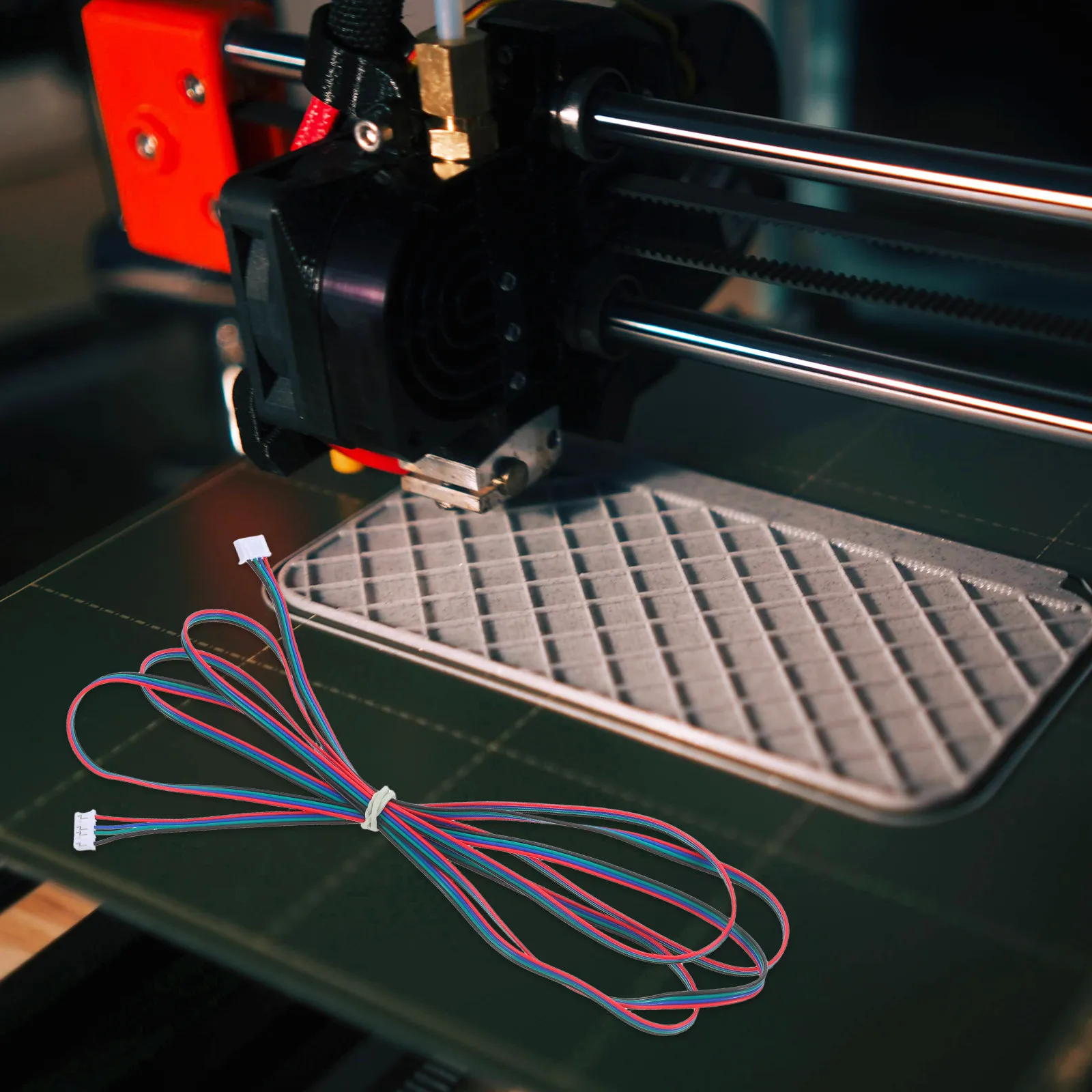 

6Pcs .54 to 6Pin Motor Connector Cable 2M for 3D Printer Stepper Motor Extended Lead High Conductivity Reliable