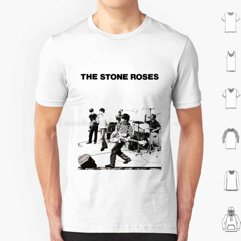 Stone Roses Live Perform T Shirt Cotton Men Women DIY Print The Stone Roses Stone Roses The Stone Roses Galaxy Stone Madchester