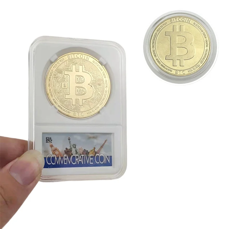 36 типов Биткоин ETH Dogecoin Litecoin Dash Ripple портативновские EOS металлические физические Серебристые золотистые Ada Кардано монеты с акриловыми искусственными элементами