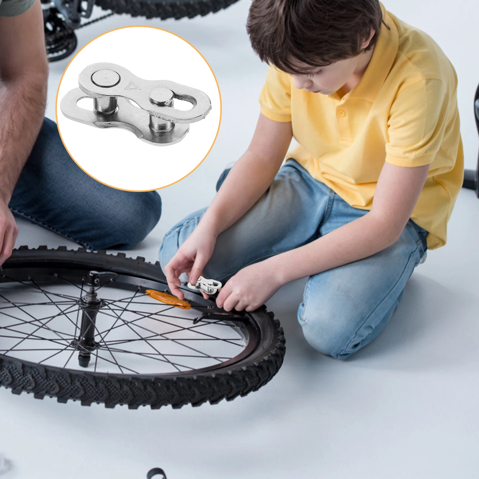 

Bicycle Chain Links Quick Release Buckles Steel Link For Mountain Road Bikes Repair Maintenance Bike Parts Chain