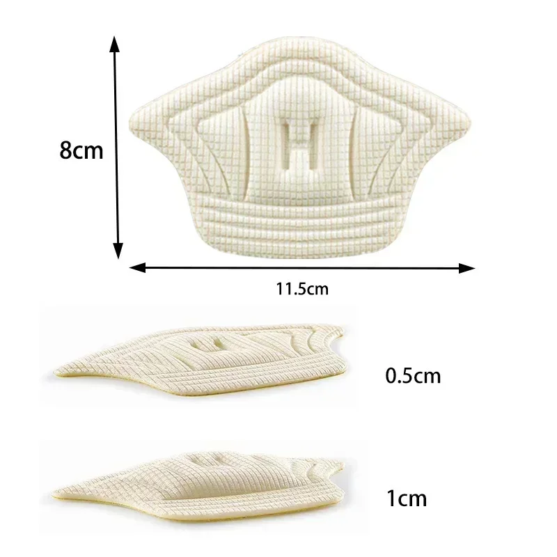 Insoles Patch Heel Pads for Sport Shoe Adjustable Size Feet Pad Pain Relief Cushion Insert Insole Heel Protector Sticker 2/10pcs