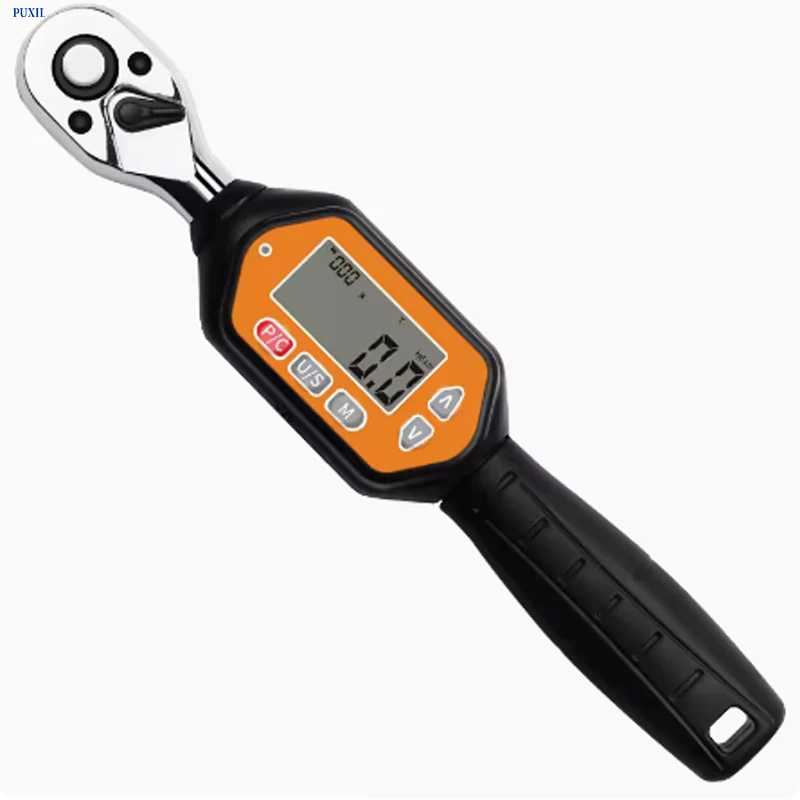 مفتاح عزم الدوران الرقمي مع مفتاح عزم دوران إلكتروني للإطارات قابل للتعديل مسبقًا كيلوغرام لإصلاح السيارات