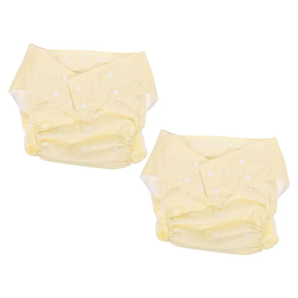 

2 шт. многоразовые тканевые подгузники для взрослых, моющиеся, непромокаемые, для пожилых людей при недержании, удобные, регулируемые, легкие, для ночного использования
