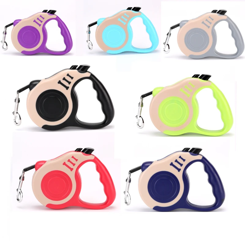 3 Meters 5 Meters Retractable Dog Leash Pet Leash Traction Rope Belt Automatic Flexible Leash For Small Medium Large Dog Product