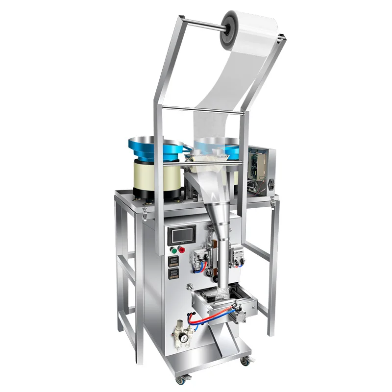Automatic hardware accessories counting packaging machine gasket nut building block candy electronic accessories countin