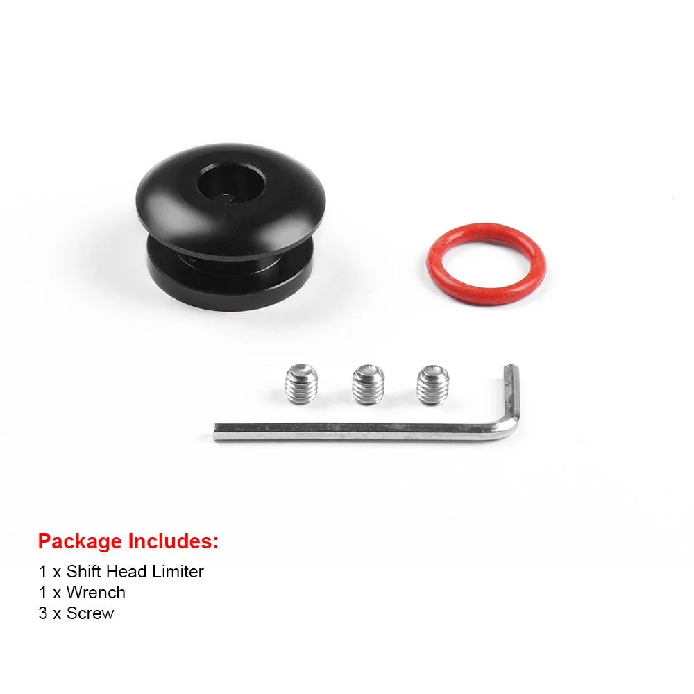 

New Universal Shift Knob Stopper Shifting Head Limiter Fixed Base Gear Head Buckle Aluminum Car Gear Knob Limiter With Wrench