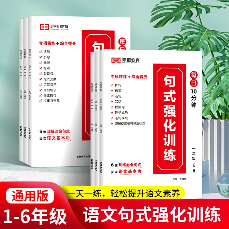 Intensive Training of Sentence Structures in Primary School Chinese Language for Grades 1-6