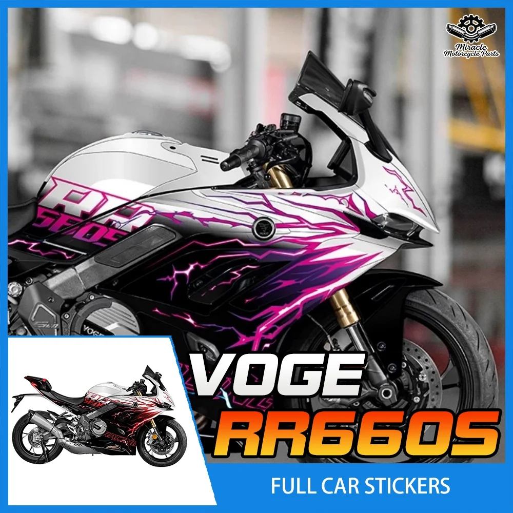 

Full car decals, floral stickers, personalized body decorations, and accessories suitable for the 2024 VOGE RR660S