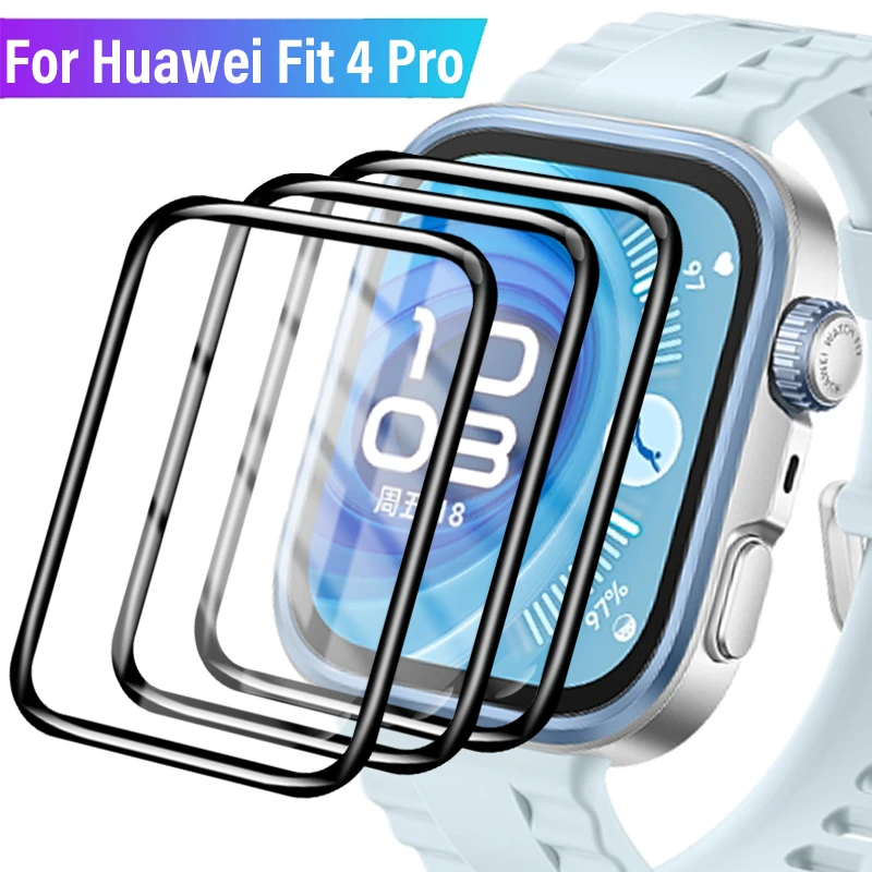 

3D изогнутая защитная пленка для экрана Huawei Watch Fit 4 Fit4 Pro, прозрачная защитная пленка HD с защитой от царапин, чехол для Huawei Fit 4Pro