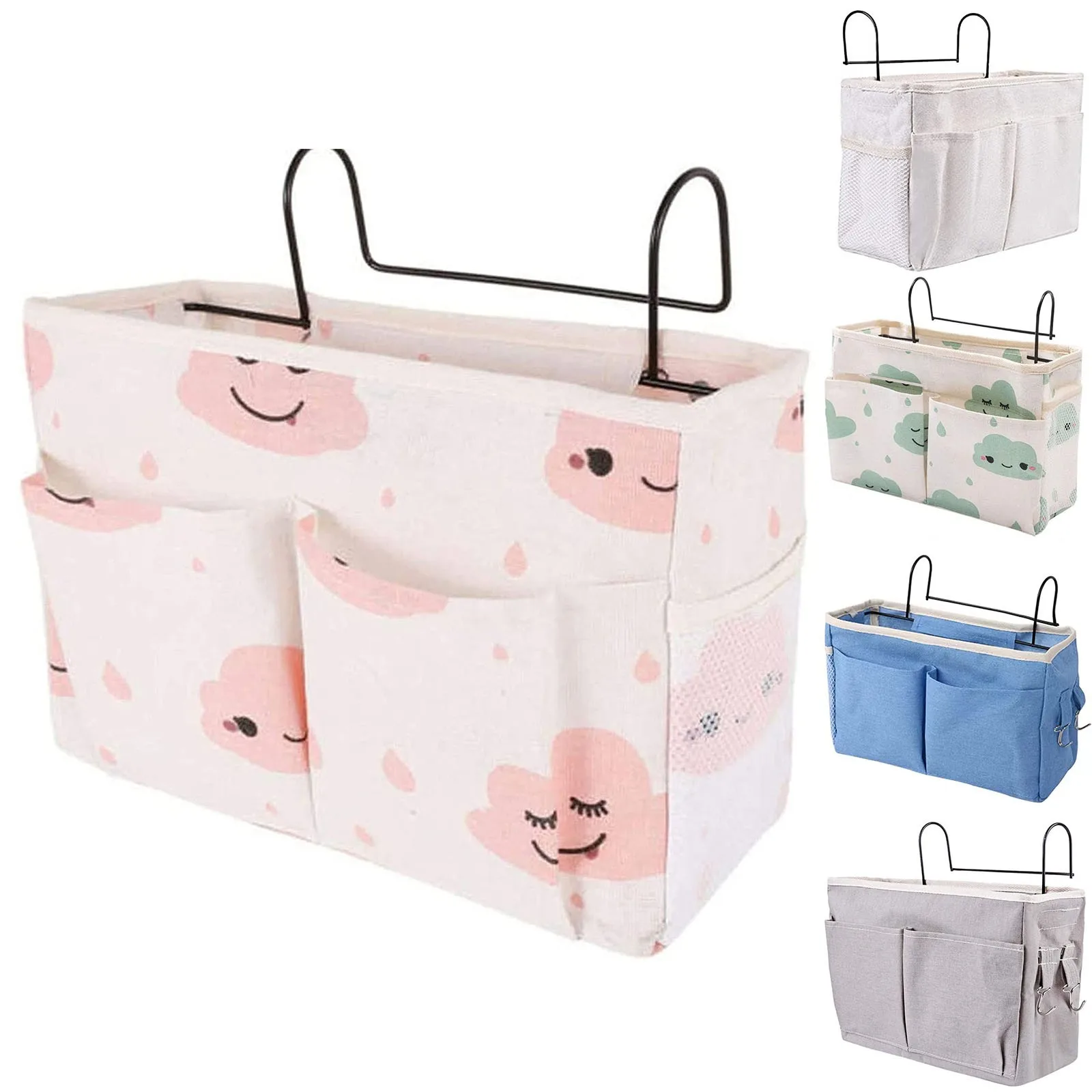 Hanging Organizers Crib Portable Baby Care Essentials Multi-functional Bedside Sofa Hanging Storage Bag Storage Bag For Book