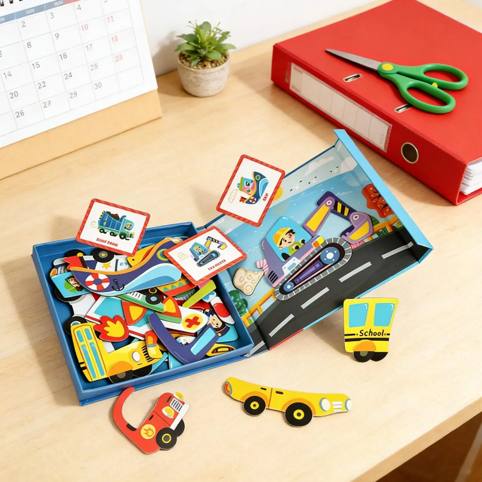 Magnetic Puzzle Educational Dress Up Toys Brain Teaser Puzzles for Preschool Boys Girls Homeschool Daycare Centers Kindergarten