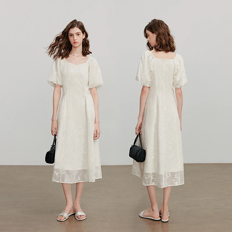 TOYOUTH فستان نسائي 2025 صيف جديد قصير الأكمام فستان كاجوال للعطلات 8529100