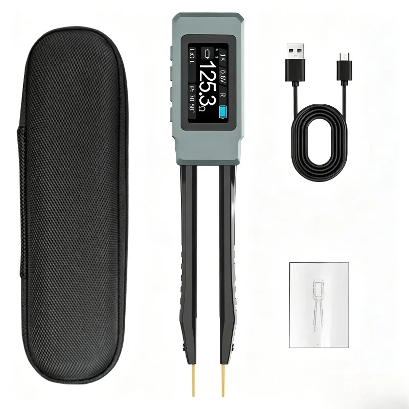 For ZT MD2 Digital Bridge Handheld Tweezer Multimeter Capacitance Resistance Inductance Voltage Smart Recognition