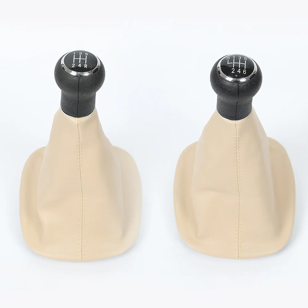

Suitable for Volkswagen PassatB5 Beige Leather Dust Cover Gear Shift Handball Set Gear Lever Automotive Parts Gear Lever