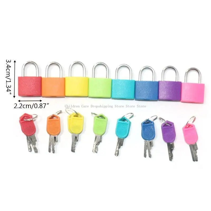 Enfants Enfants d'apprentissage Mini serrures avec des clés