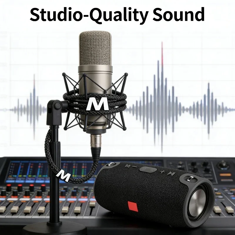 

3600 мАч, 40 Вт, бас-динамик Bluetooth, портативный водонепроницаемый ПК, колонка, музыкальный плеер, сабвуфер, бумбокс с соплом TWS BT AUX TF