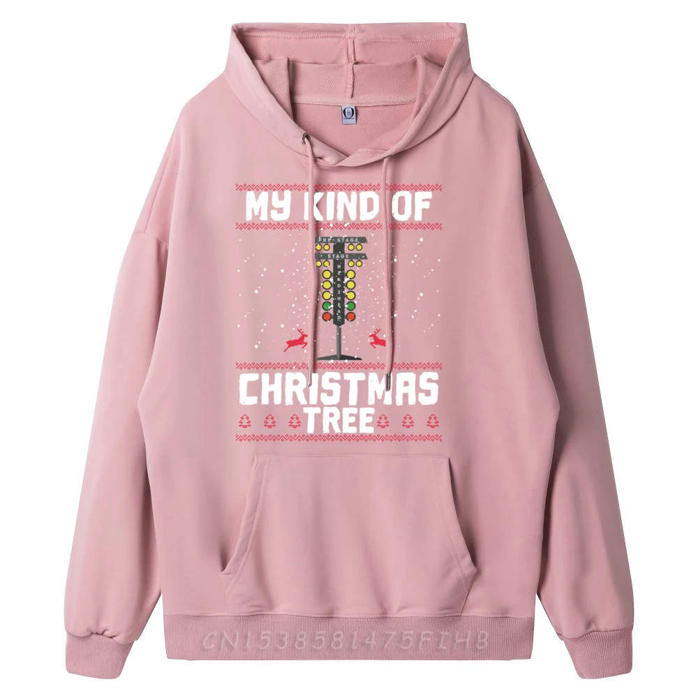 My Kind Of Christmas Tree Drag Racing Funny Xmas Racer Grahpic Tee Hoodie Male Men's Clothing Deals