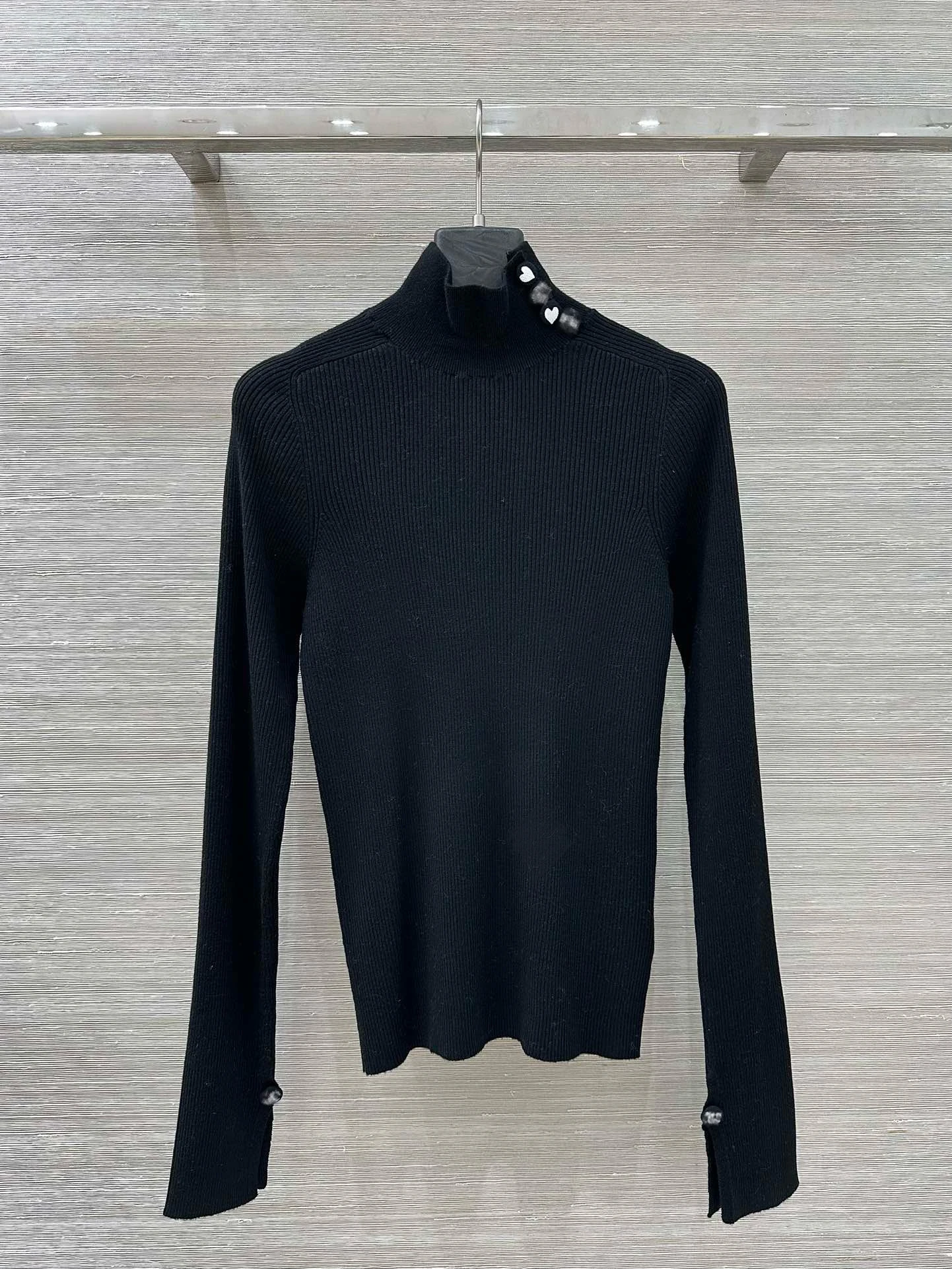 

Облегающий шерстяной вязаный свитер с высоким воротником, длинный рукав, женский, модный, универсальный базовый слой, простой, для ранней весны