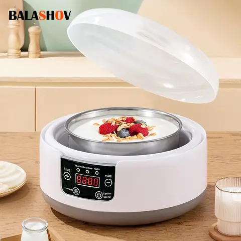Electric Mini Yogurt Maker Automatic Multifunctional Yogurt Machine Kitchen Rice Wine Maker Natto Fermenting Machine Household