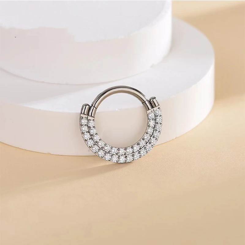 1 قطعة G23 التيتانيوم ثقب Daith الغضروف محارة أقراط متمحور تشيكوسلوفاكيا الأنف خواتم الحاجز الفرس اللولب قطعة مجوهرات للجسم بالجملة