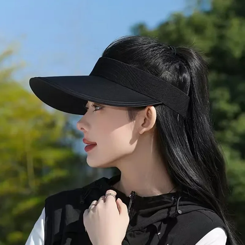 

Женская летняя бесшовная кепка с козырьком с защитой от ультрафиолета, спортивная шляпа от солнца, регулируемая, легкая, дышащая, для бега на открытом воздухе, для гольфа, пешего туризма