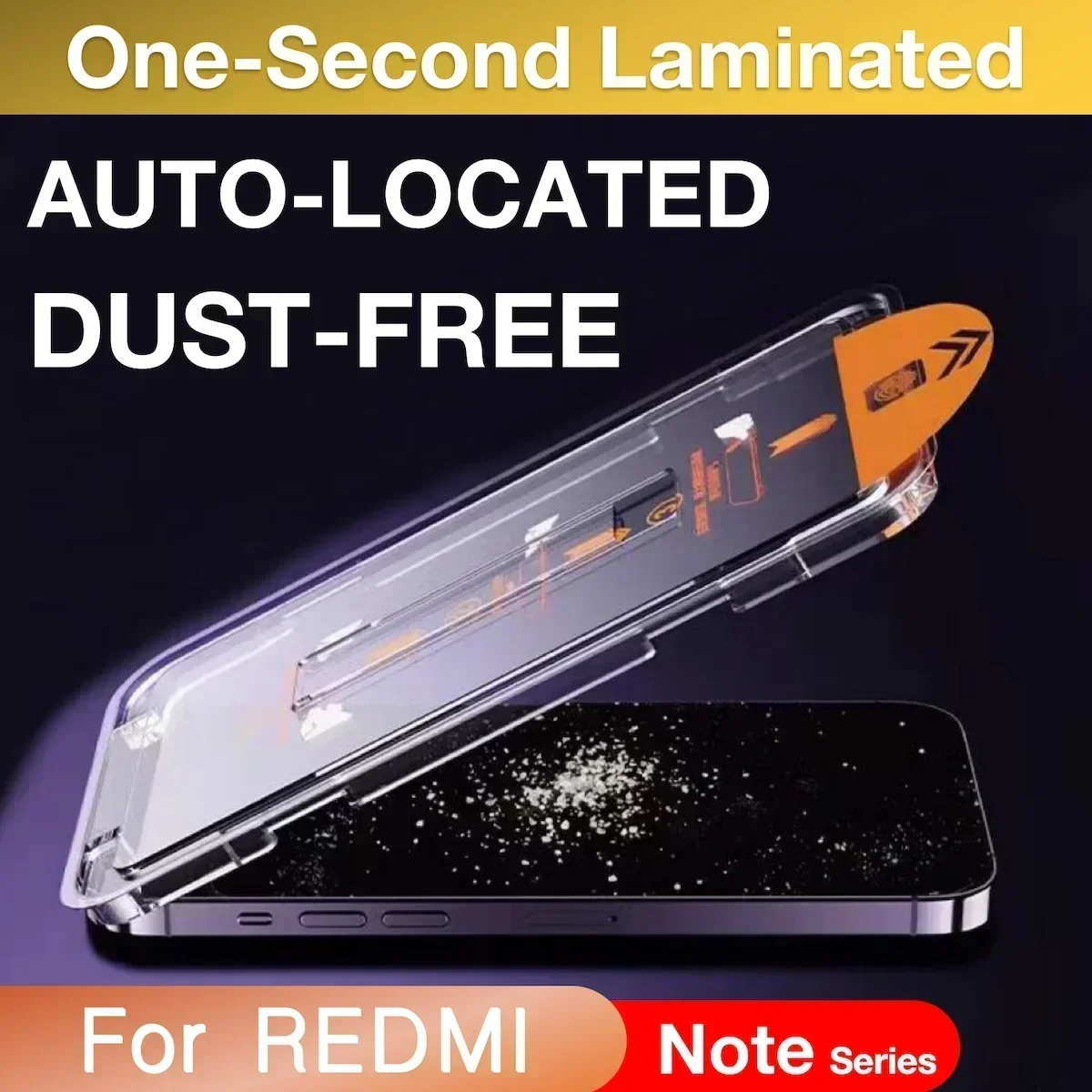 

5PCS HD Tempered Glass for Redmi Note 13 14 15 Pro Plus 5G 4G Dust Free Easy Install Screen Protector Auto-Dust Removal Kit Film