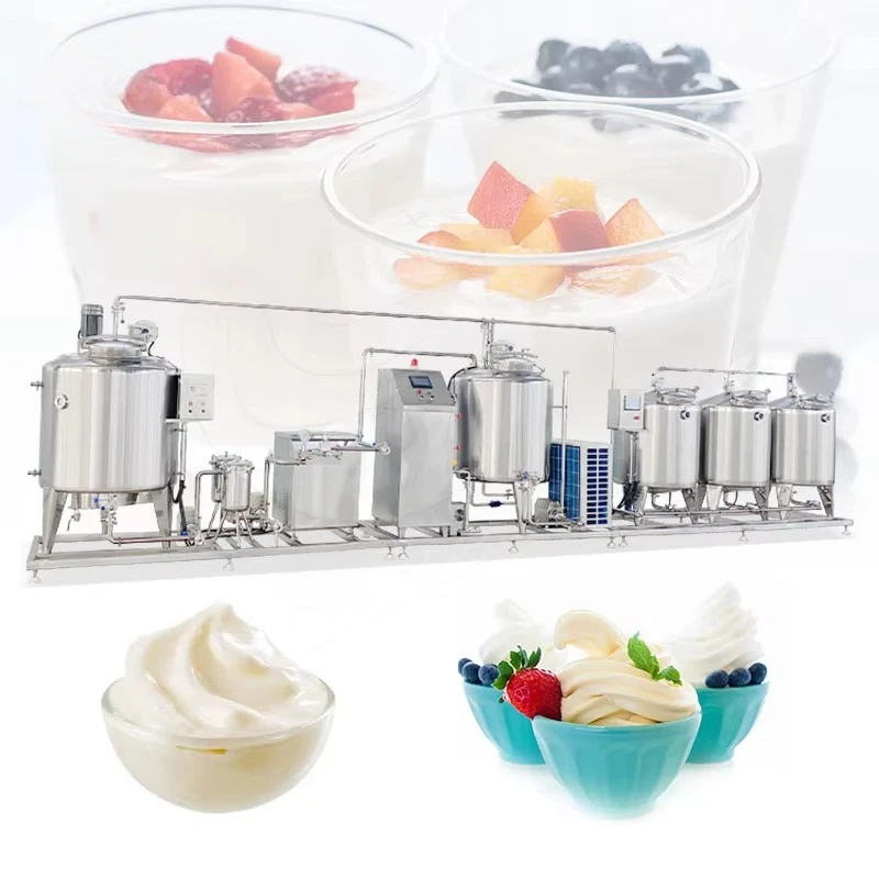 1000L Milk Pasteurization Fermentation Machine Complete Yogurt Production Line Commercial Custom