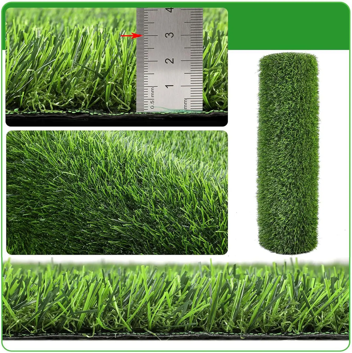 236.4*39.4 Super Long Artificial Grass, Decorative Turf Lawn, Turf Carpet, Pet Mat, Grass Rug, Patio Decoration Grass Pad,