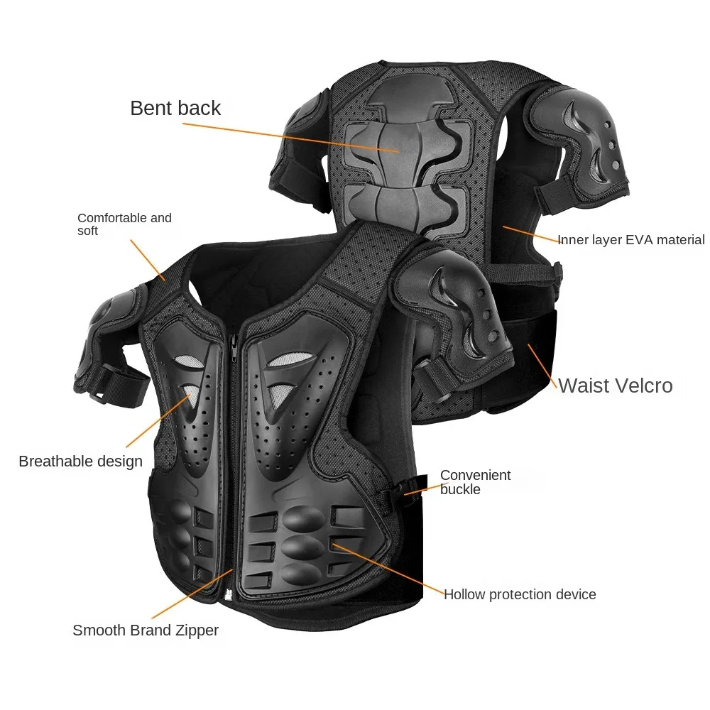 

New Chest Protection Anti Impact Armor Waistcoat Armor Armor Vest Motocross Armor Vest Suit EVA Motorcycle Care Armor for Kids