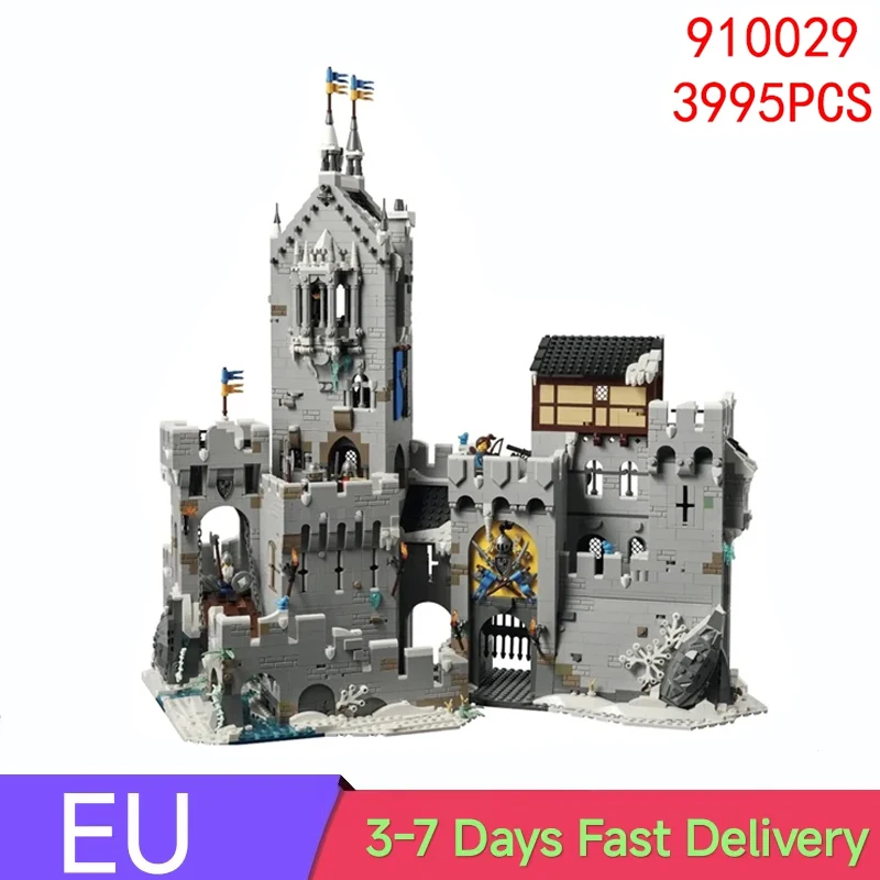 3995 elementów Zestaw Klocków Górska Forta DIY Klocki Konstrukcyjne Model Zamku Zabawki dla Dorosłych Prezent na Boże Narodzenie Kompatybilny z 910029