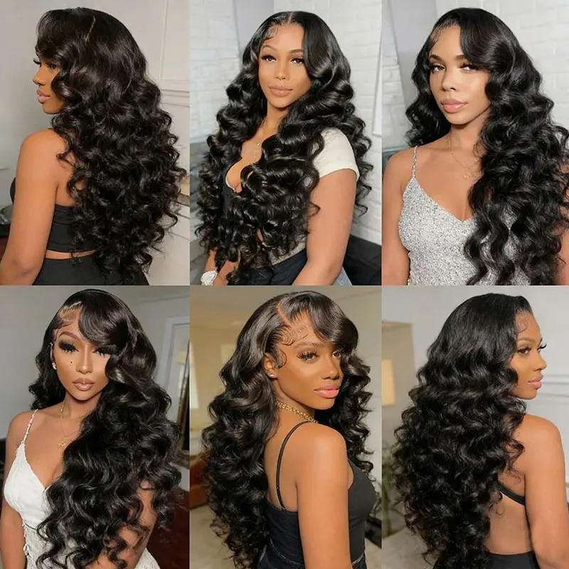 26 28 30 32 Inch Loose Wave Bundles Human Hair 16A Unprocessed Quality Virgin Raw Hair Brazilian 2 3 4 PCS Loose Deep Wave Human Hair Bundles Extensions - view 7