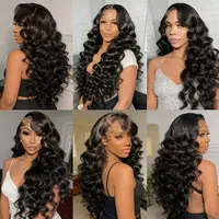 26 28 30 32 Inch Loose Wave Bundles Human Hair 16A Unprocessed Quality Virgin Raw Hair Brazilian 2 3 4 PCS Loose Deep Wave Human Hair Bundles Extensions 7