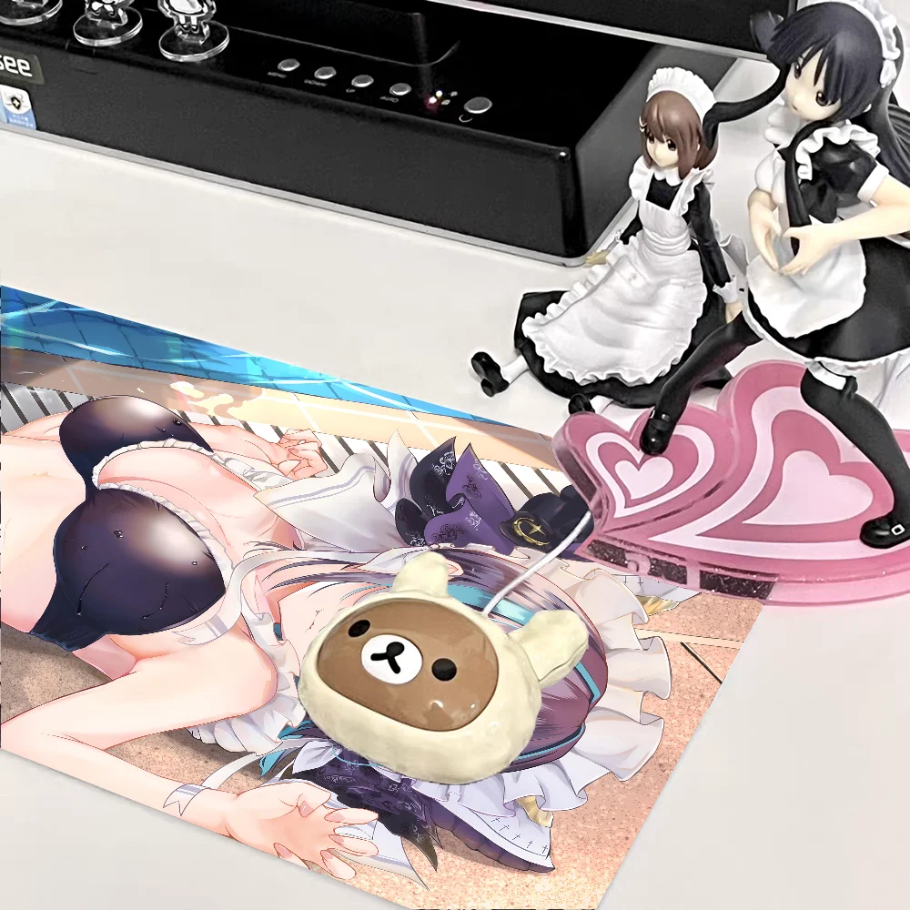 Cheshire Azur Lane Anime Girl Mousepad Large Keyboard Desk Mat Gaming Mouse Pad LockEdge Non-slip Mat