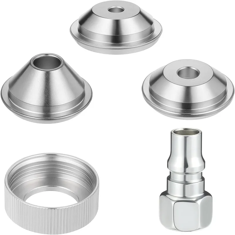 5Pcs Texture Spray Gun Nozzle Set with Clamp, Drywall Special Spraying Nozzle Kit, Multi-scene Application