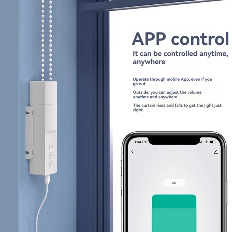 Matter Wifi Smart Roller Shade Driver Smart Curtain Companion Automatic Lifting Bead Motor Roller Shutter Motor