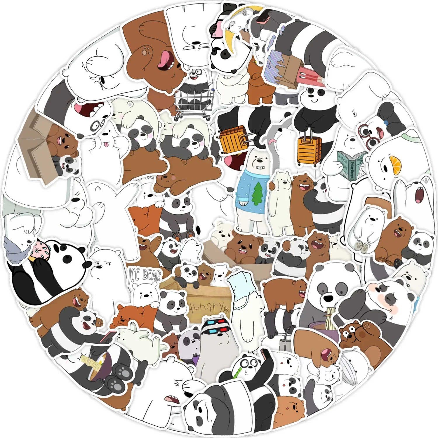 50Pcs Three Cute Be…